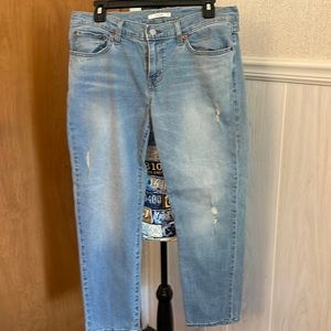 Levi's Strauss Boyfriend Distressed Jean